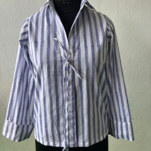 Women's Striped Full Sleeve Shirt for Professional Casual Style